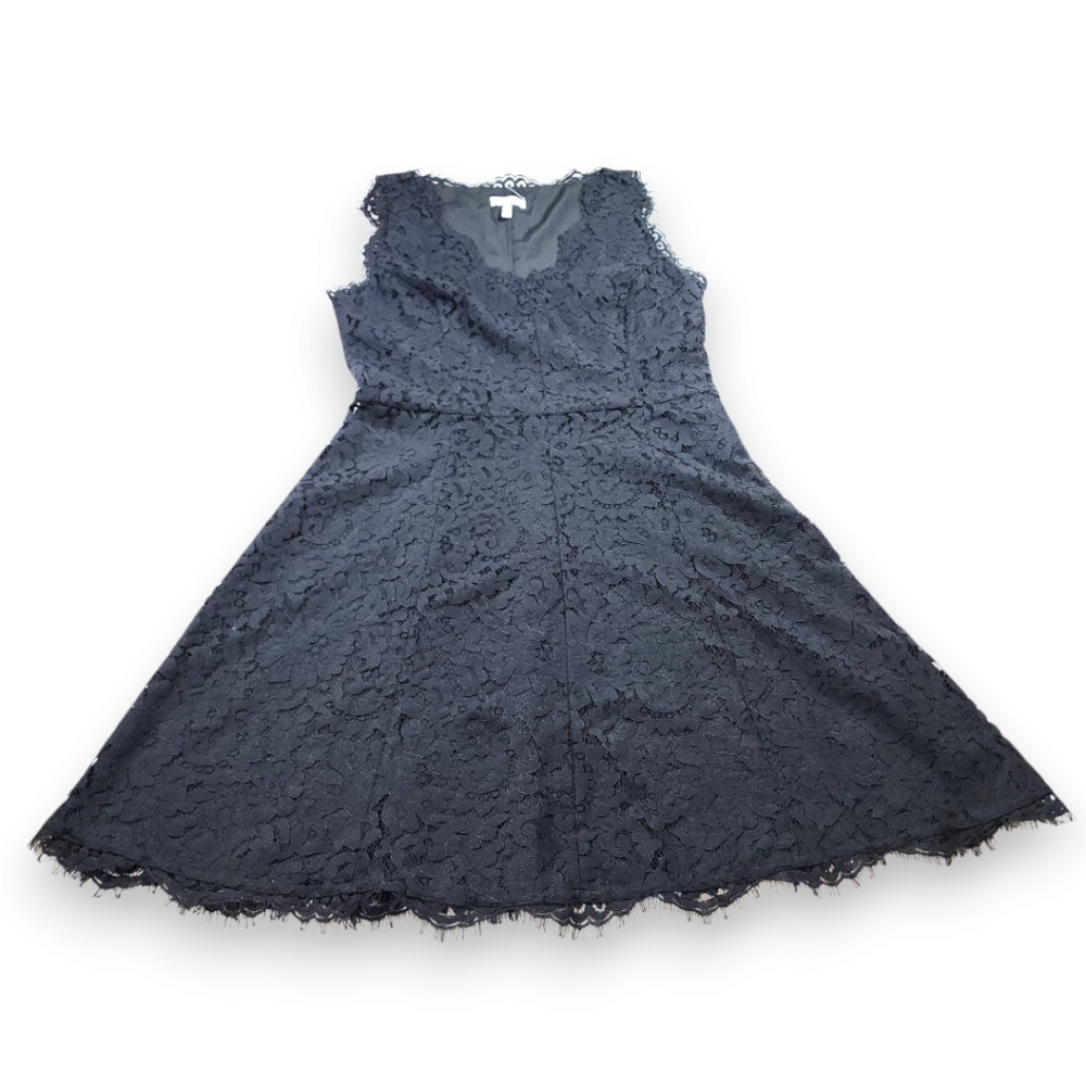 Joie Nikolina Black Lace Cocktail Party Mini Dress Size Medium - Picture 14 of 16